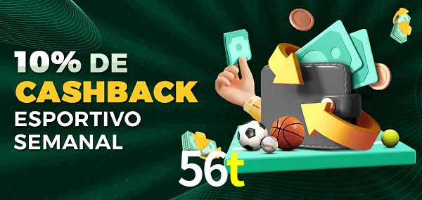 10% de bônus de cashback na 56t